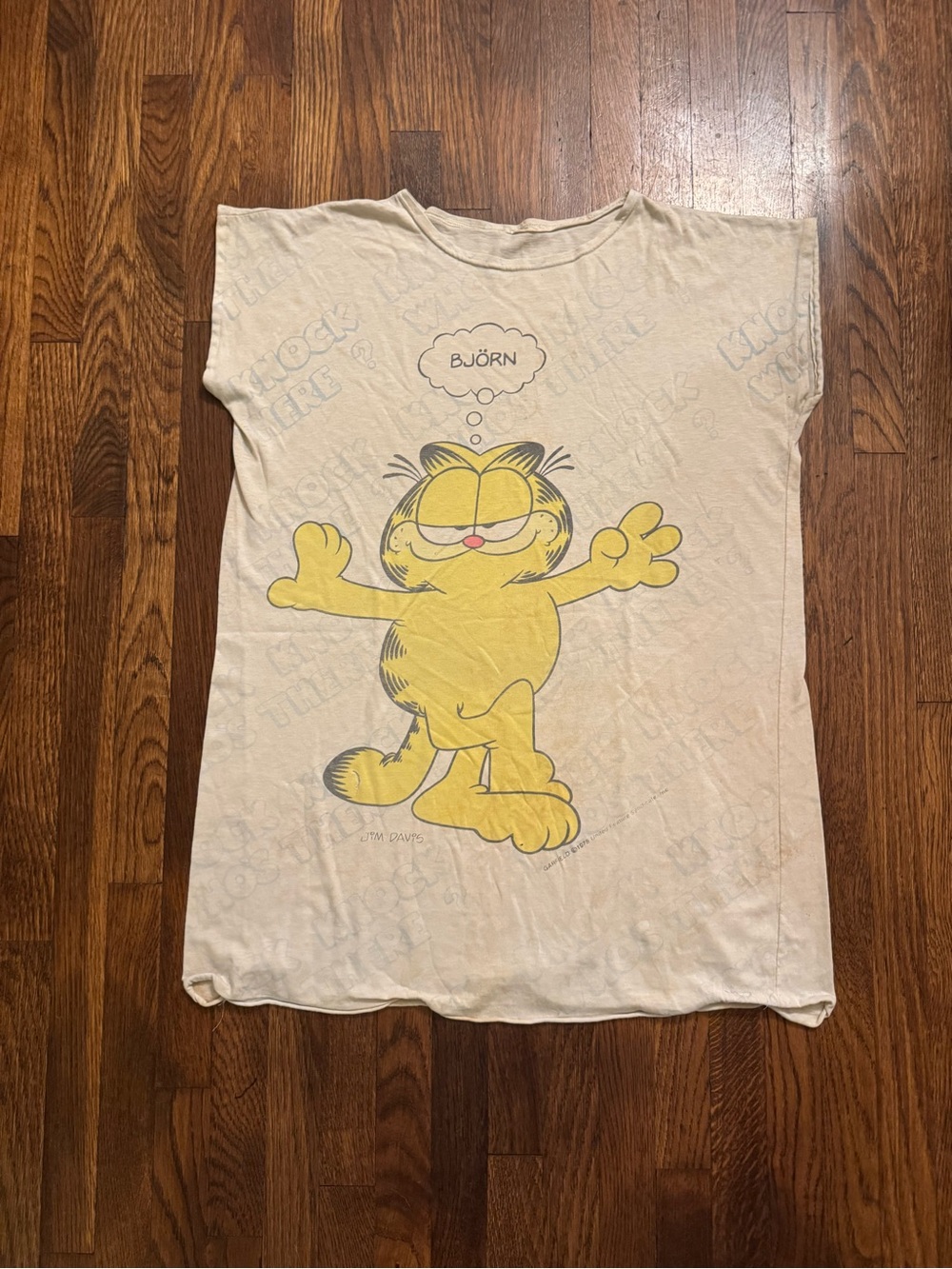 Vintage Garfield sleep shirt size XL